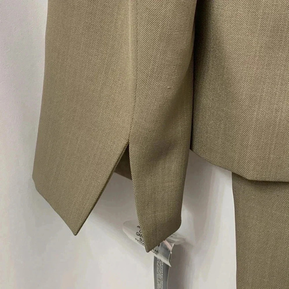 Women’s LeSuit 2 Piece Pant Suit Set Size 10 Tan NEW WITH TAGS - Picture 6 of 13